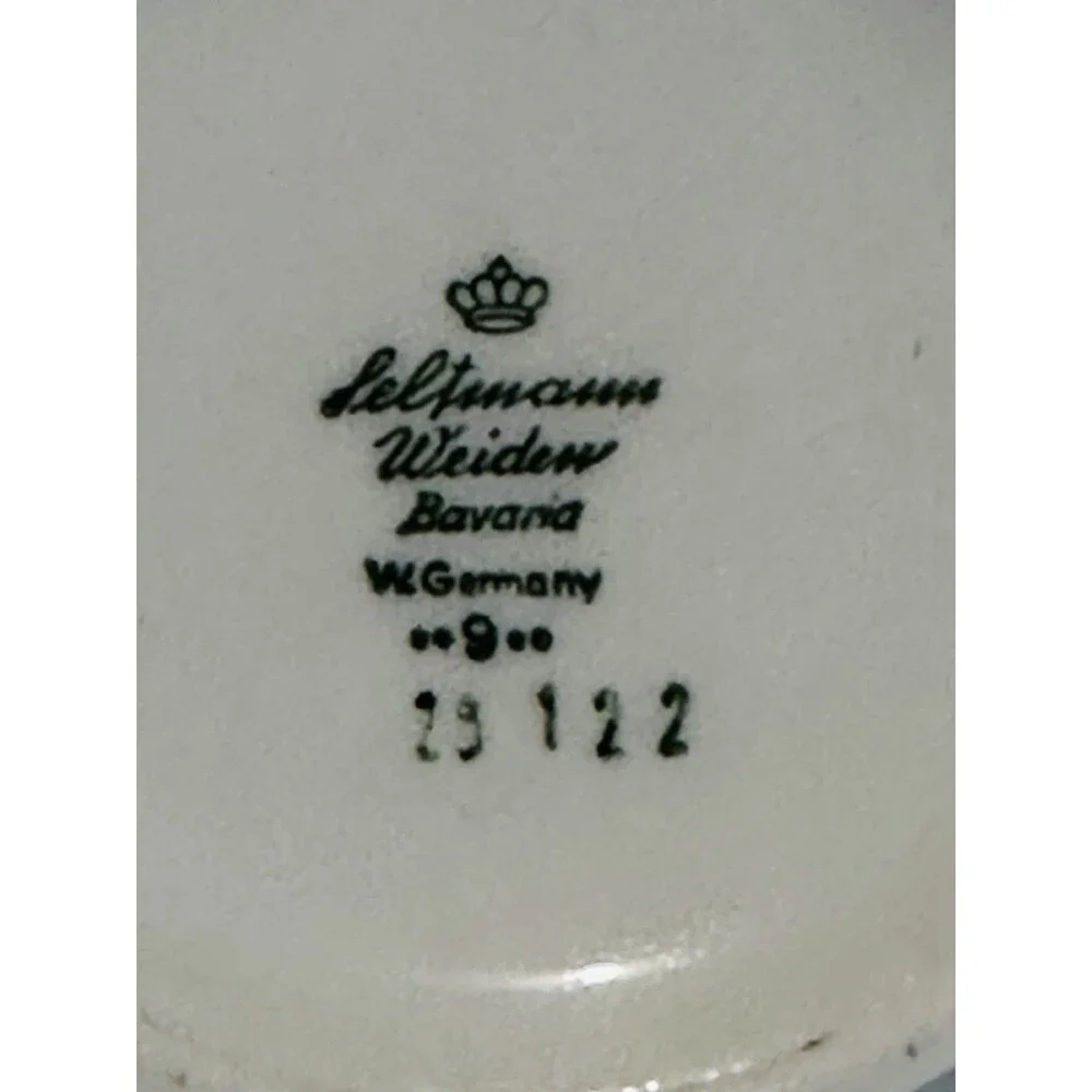 Vintage Seltmann Weiden Bavaria Coffee Pot Pink Floral 3122 W Germany